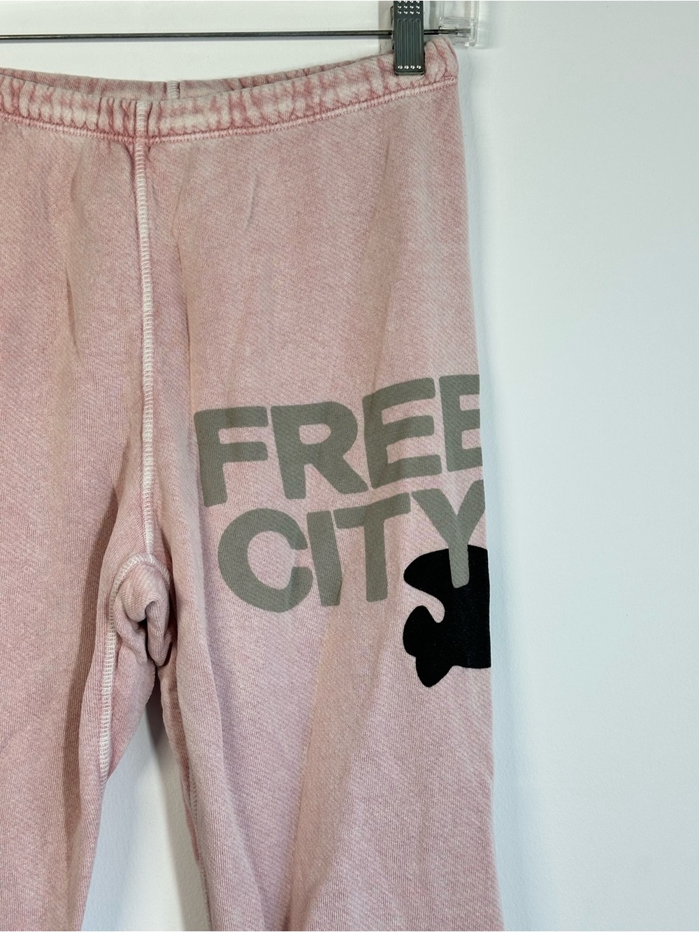Free City Let’s Go Together Pink Sweatpants Joggers – Size XS - AS IS - Picture 2 of 6